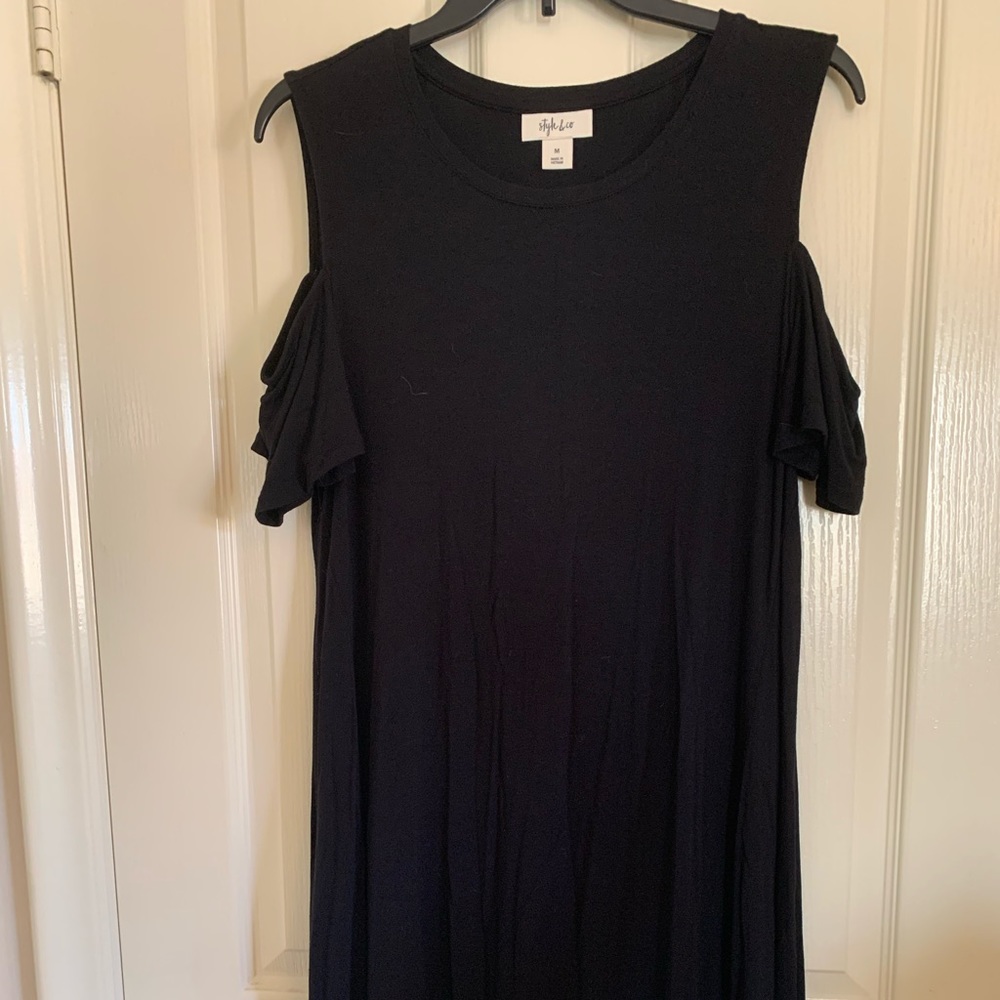 Cold shoulder dress